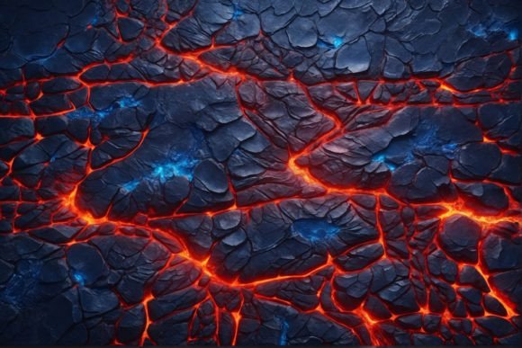 Blue Lava Texture: A Versatile Design Element