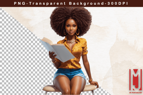 Discover the Beauty of African American Black Girl Clipart