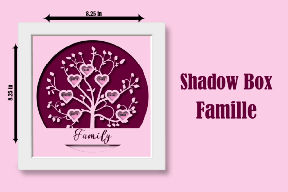 Discover the Elegance of the Shadow Box Famille Tree