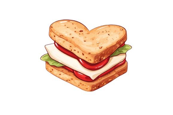 Enhancing Visual Appeal with Sandwich Fast Food Png