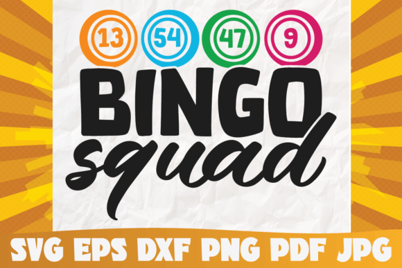 Explore Bingo Squad Svg: Perfect for Creative Projects