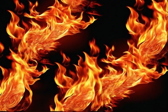 Igniting Creativity: The Versatile Fire Background for Modern Design Needs