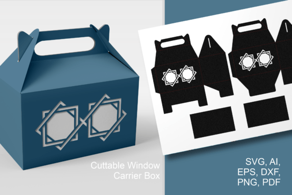 Interlaced Frame Gable Box Template: A Stylish and Versatile Gift Solution
