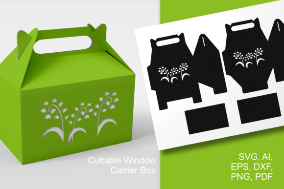 Lilies of the Valley Gable Box Template: A Charming Addition to Your Spring Celebrations