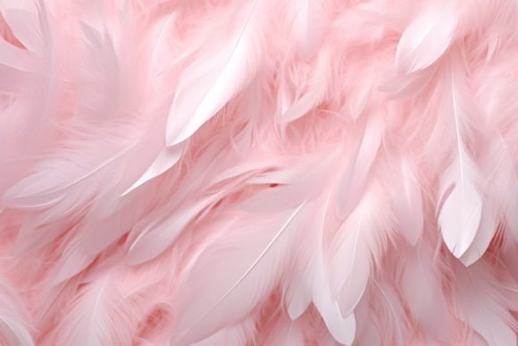 Strategic Use of Pink Feathers Background for Enhanced Creativity and Branding