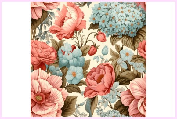 Vintage Flowers Seamless Pattern: A Timeless Design for Endless Creativity