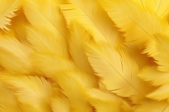 Yellow Feather Background: A Versatile Design Element for Modern Projects
